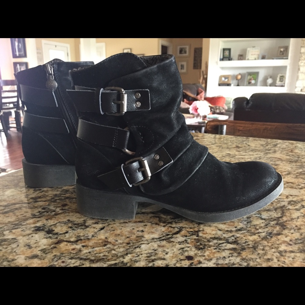 Blowfish Women’s Black Booties Size 7 1/2